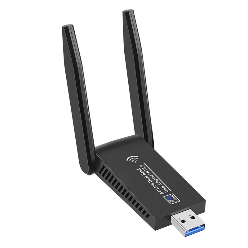 Bluetooth Adapter Receiver - N34R-1300Mbps USB 3.0 와이파이 블루투스 5.0